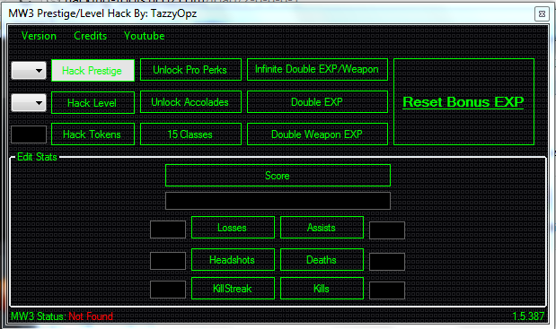 Просмотров: 184 Загрузок: 92 Добавил: USSR Otto Дата. MW3 Prestige/Level H